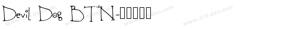 Devil Dog BTN字体转换